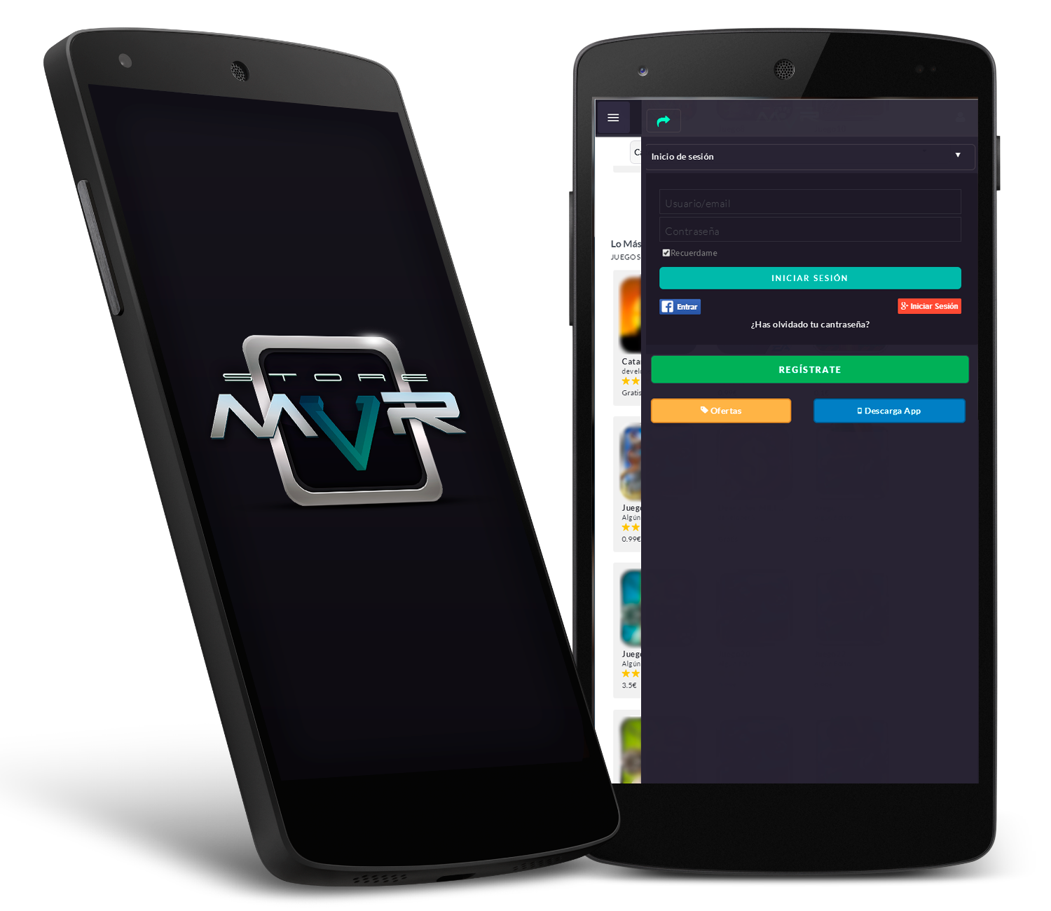Accedi all’applicazione mobile di Store MVR, app e giochi di realtà virtuale
